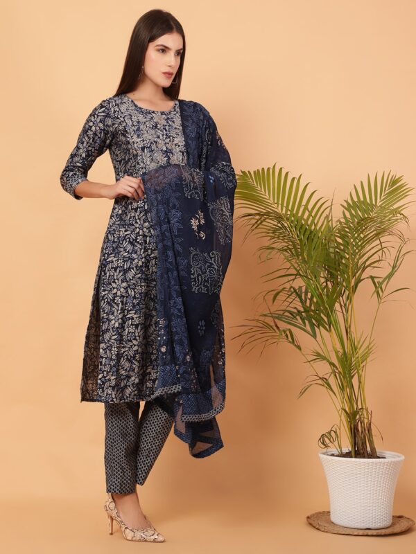 Radiant. Rhythms Blue Ladies Suit